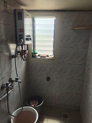 Bathroom in 1 RK Apartment at Bhandup East – for Rent