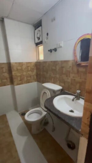 Bathroom in 2.5 BHK Apartment at Supertech Livingston, Sain Vihar – for Sale