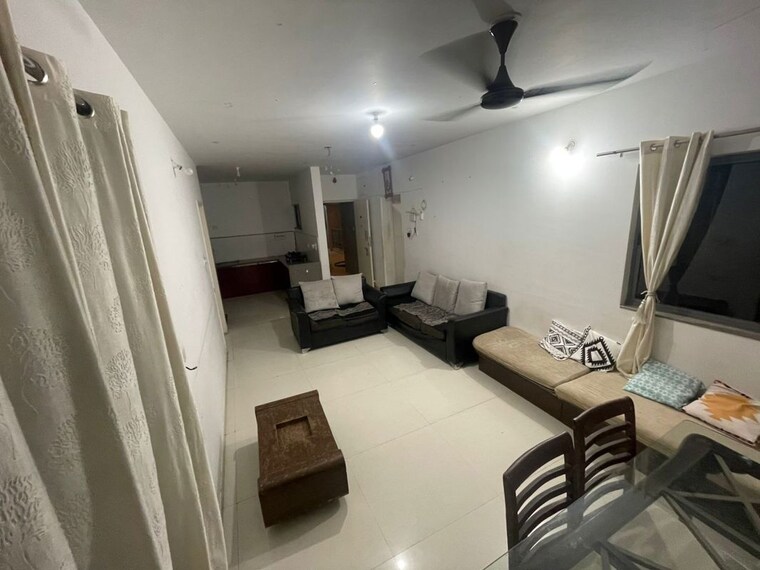 Living Room, rohan-abhilasha-building-d 3 Bedroom 1208 Sq.Ft. Apartment In Wagholi Pune 10137183
