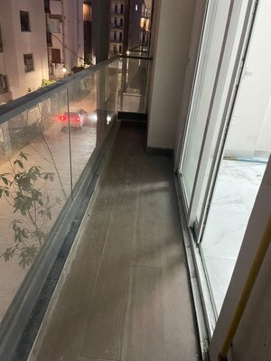 Balcony in 3.5 BHK Builder Floor at M3M Soulitude, Sector 89 – for Rent
