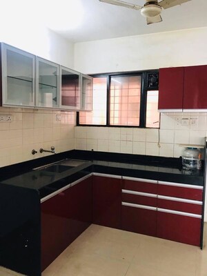 Kitchen in 3 BHK Apartment at Prakriti Society, Baner – for Rent