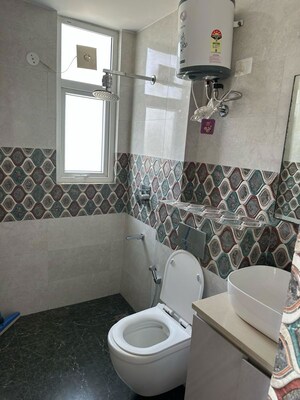 Bathroom in 3.5 BHK Apartment at Ram Shanti Apartment, Sector 52 – for Rent