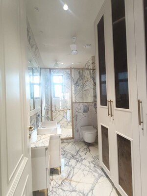 Bathroom in 3 BHK Builder Floor at Defence Colony – for Rent