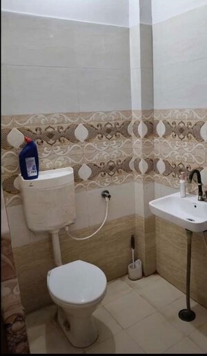 Bathroom in 3 BHK Apartment at The Mall Avenue – for Rent