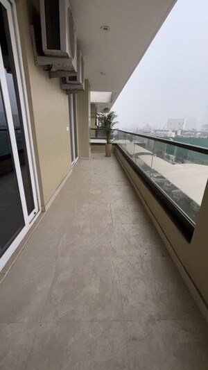 Balcony in 3 BHK Apartment at Affinity Greens, International Airport Road – for Rent