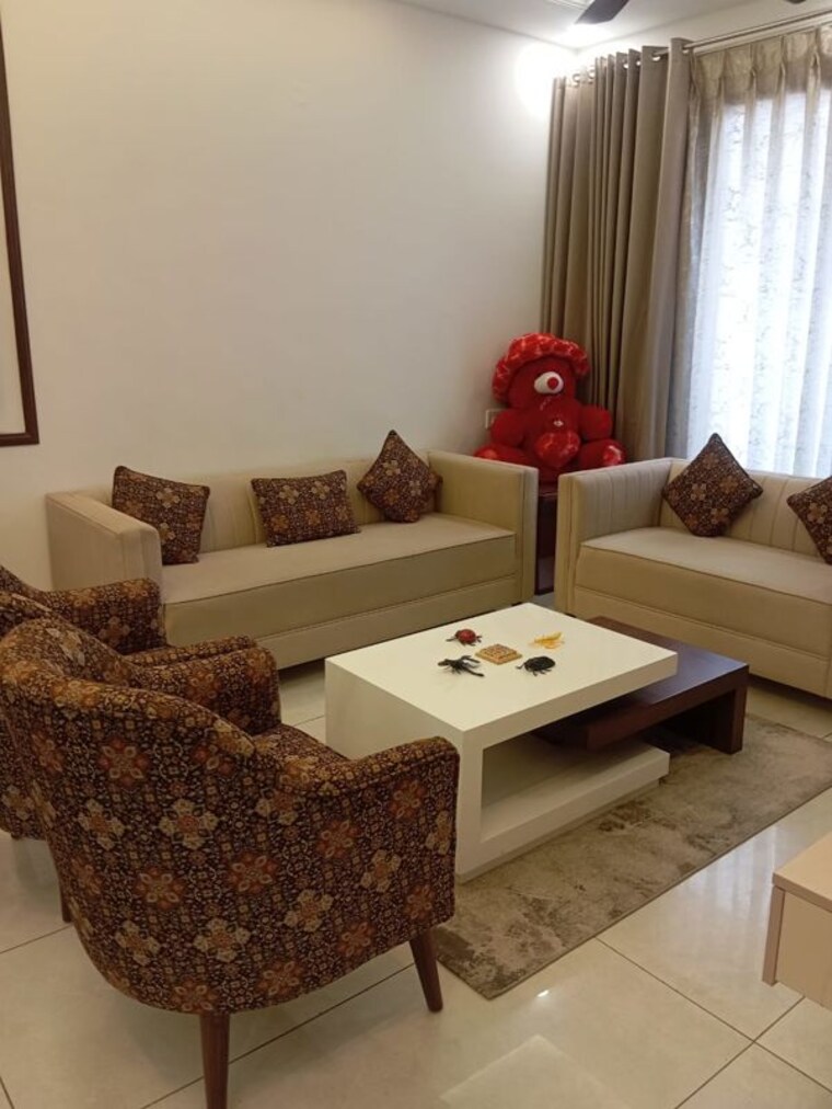 Living Room, malwa-escon-primera 3 Bedroom 2250 Sq.Ft. Apartment In International Airport Road Zirakpur 10137327