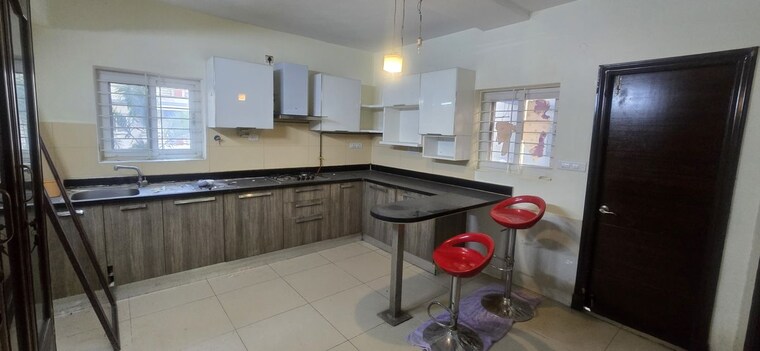 Kitchen, casa-rouge 3 Bedroom 2417 Sq.Ft. Apartment In Kondapur Hyderabad 10021256