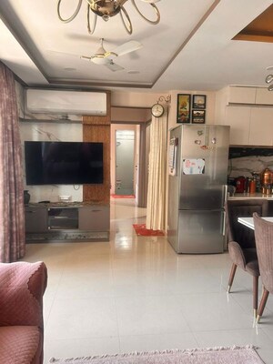Living Room in 2.5 BHK Apartment at Neelkanth Greens, Manpada – for Sale