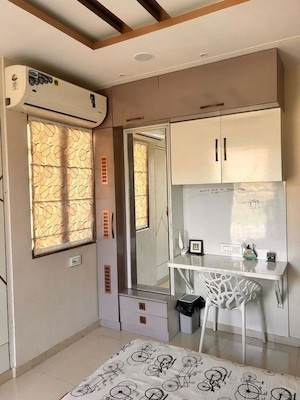 Living Room in 2.5 BHK Apartment at Neelkanth Greens, Manpada – for Sale