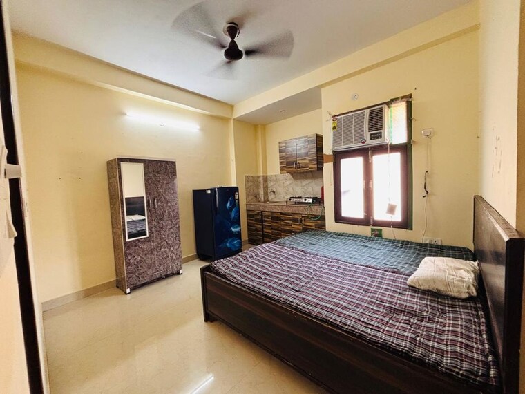 Bedroom, neb sarai 1 RK 450 Sq.Ft. Builder Floor In Neb Sarai Delhi 10137369