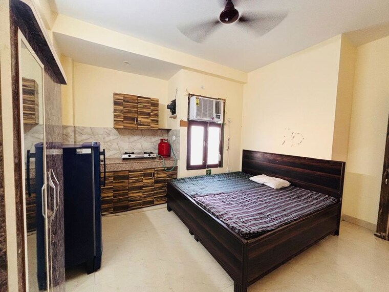 Bedroom, neb sarai 1 RK 450 Sq.Ft. Builder Floor In Neb Sarai Delhi 10137369