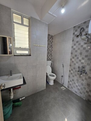 Bathroom in 3 BHK Apartment at Wadgaon Sheri – for Rent