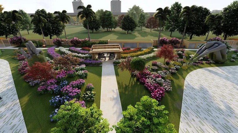 Garden, aurobindo-kohinoor 4 Bedroom 3114 Sq.Ft. Apartment In Serilingampally Hyderabad 10137375