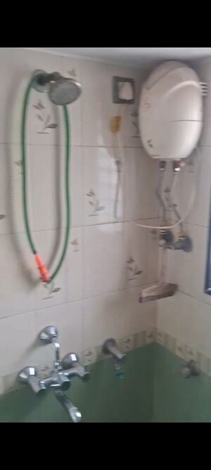 Bathroom in 1 BHK Apartment at Ashford Hema Park, Bhandup East – for Rent