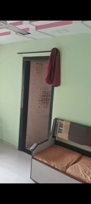 Living Room in 1 BHK Apartment at Ashford Hema Park, Bhandup East – for Rent