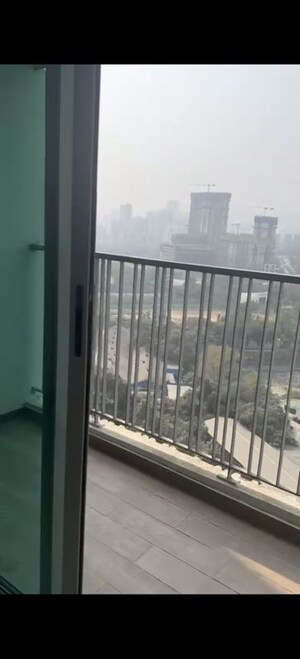 Balcony in 3 BHK Apartment at Kalpataru Immensa, Kolshet Road – for Rent