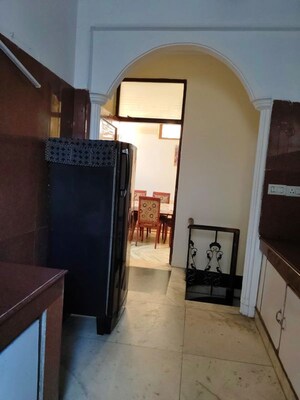 Kitchen in 2 BHK Builder Floor at Huda Market, Sector 31 – for Rent