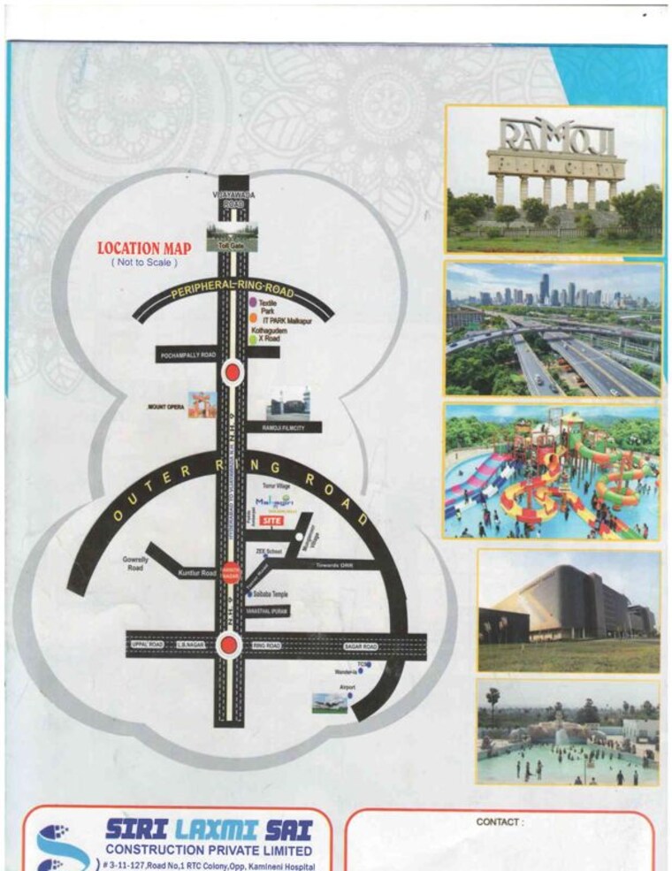 Map Location, mahagiri-golden-hills  150 Sq.Ft. Plot In Munganoor Hyderabad 10137439