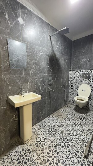 Bathroom in 1 BHK Apartment at Palm Residency Chhatarpur, Chattarpur – for Rent