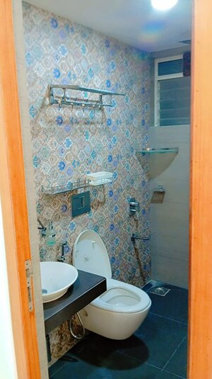 Bathroom in 2 BHK Apartment at Metro The Palms, Nerul – for Rent