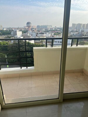 Balcony in 2 BHK Apartment at Lakshya Height II, Sushant Golf City – for Rent