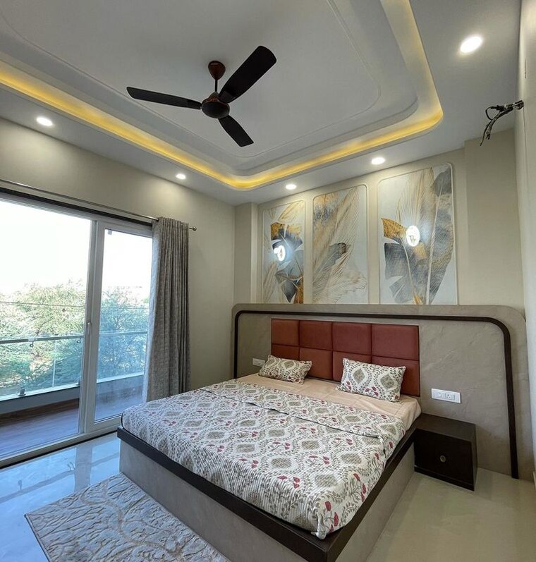 Bedroom, karolan ka barh 3 Bedroom 2200 Sq.Ft. Villa In Karolan Ka Barh Jaipur 10137557