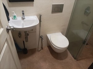 Bathroom in 1 BHK Apartment at Brahamand Phase 6 Chs Ltd, Brahmand – for Sale