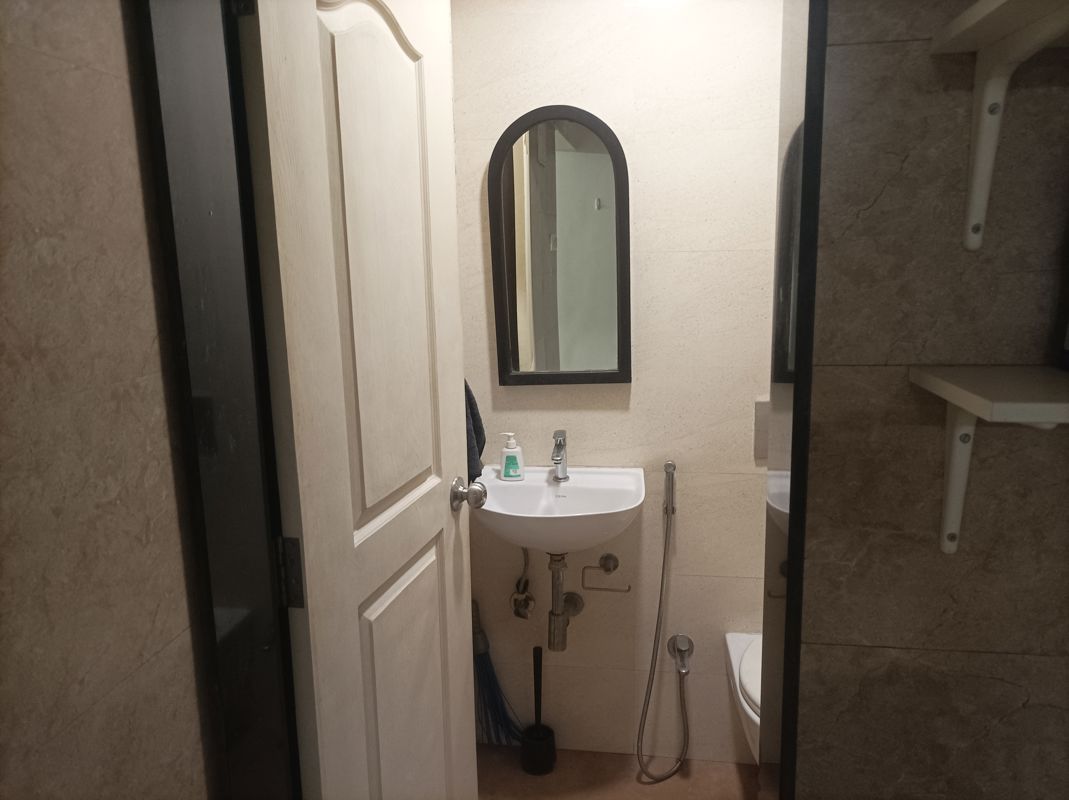 Bathroom, brahamand-phase-6-chs-ltd 1 Bedroom 610 Sq.Ft. Apartment In Brahmand Thane 10137565