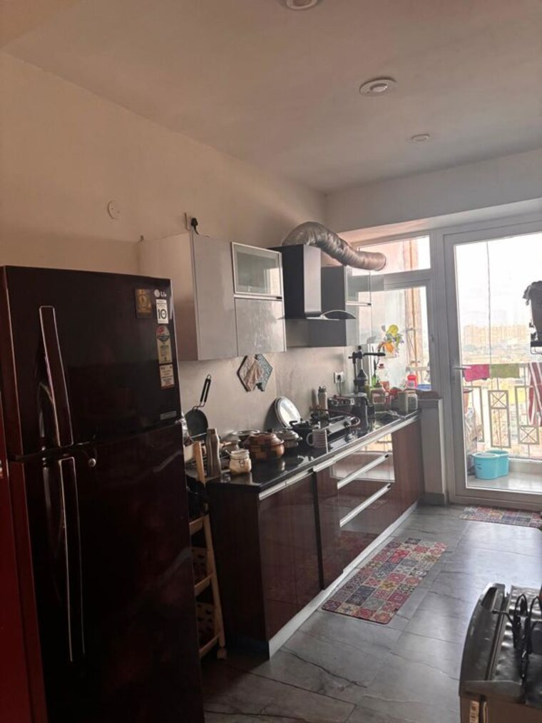 Kitchen, hermitage-centralis 3 Bedroom 1450 Sq.Ft. Apartment In Vip Road Zirakpur 10137567