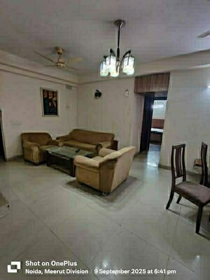 Living Room in 2 BHK Apartment at Amrapali Riverview, Amrapali Leisure Valley – for Rent
