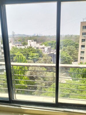 Balcony in 3 BHK Apartment at Bramha Majestic, Kondhwa – for Rent