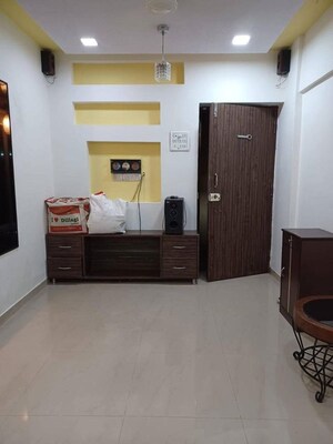 Kitchen in 1 RK Apartment at Navbharat Sahyog CHS, Goregaon East – for Rent