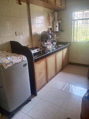 Kitchen in 1 RK Apartment at Romell Diva, Malad West – for Rent