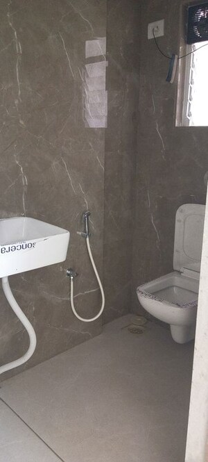 Bathroom in 3 BHK Apartment at Metro Millennium, Malad West – for Rent