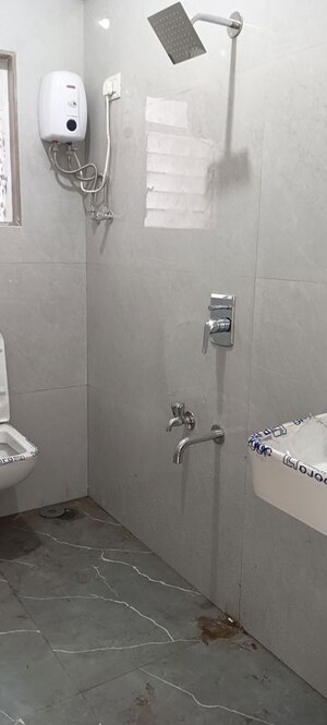 Bathroom in 3 BHK Apartment at Metro Millennium, Malad West – for Rent