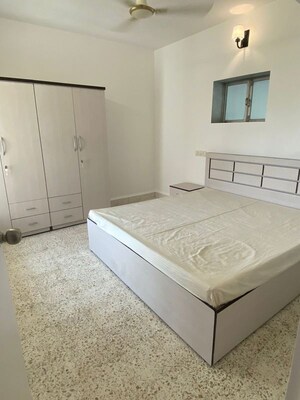 Bedroom in 1 BHK Apartment at Akshardham CHS, Malad West – for Rent