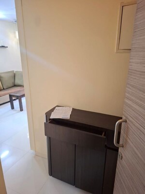 Kitchen in 2 BHK Apartment at Group Seven Rushi Heights, Goregaon East – for Rent