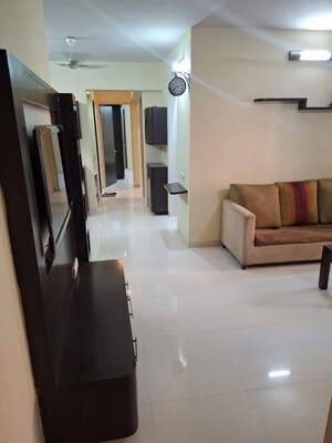 Living Room in 2 BHK Apartment at Group Seven Rushi Heights, Goregaon East – for Rent