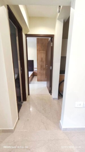 Building Lobby in 1 BHK Apartment at Omkar Signet, Malad East – for Rent