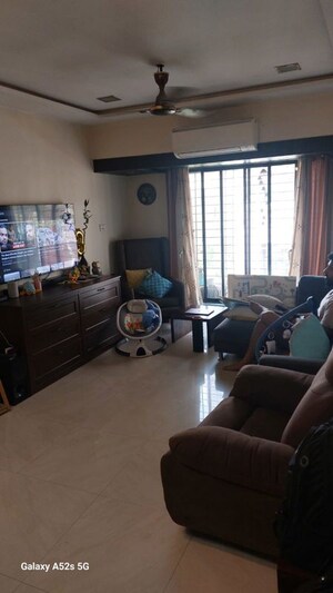 Living Room in 2 BHK Apartment at Raj Rudram Apartments, Goregaon East – for Rent