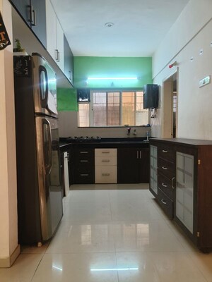 Kitchen in 2 BHK Apartment at GK Rose Valley, Pimple Saudagar – for Rent
