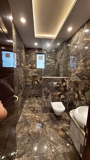 Bathroom in 3 BHK Apartment at Smart World Orchard, Sector 61 – for Rent