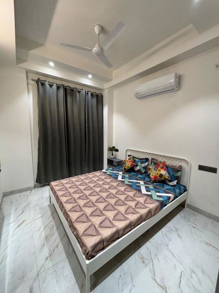 Bedroom, sector 46 1 RK 1100 Sq.Ft. Builder Floor In Sector 46 Gurgaon 10137774