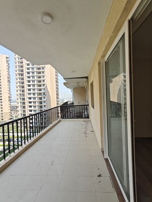 Balcony in 4 BHK Apartment at Amrapali Heartbeat City, Sector 107 – for Rent