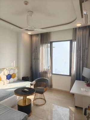 Living Room in 2 BHK Apartment at Lodha The Park, Worli – for Rent