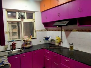 Kitchen in 3 BHK Apartment at Hiranandani Gardens Glen Height, Powai – for Rent