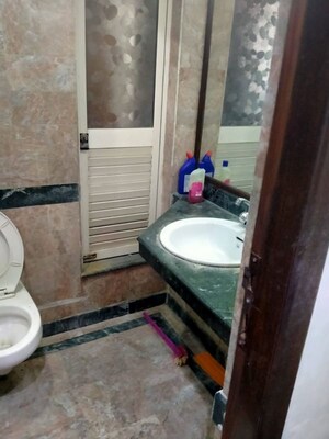 Bathroom in 3 BHK Apartment at Hiranandani Gardens Glen Height, Powai – for Rent