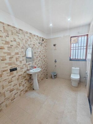 Bathroom in 3.5 BHK Independent House at Jogiwala Chowk – for Rent