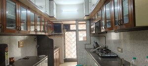Kitchen in 2 BHK Apartment at Goyal Lakshchandi Heights, Goregaon East – for Rent