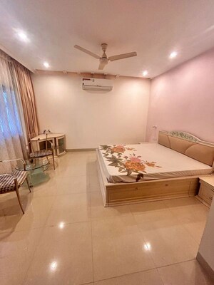 Living Room in 3 BHK Villa at Silver Sand, Juhu – for Rent